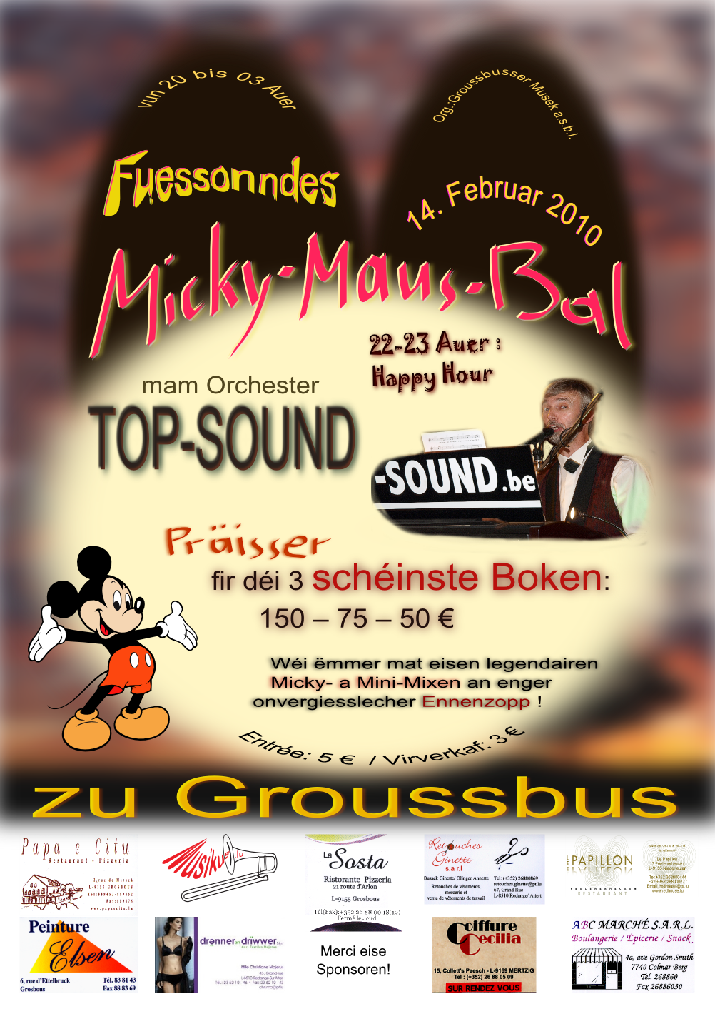 Affiche Micky-Maus-Bal 2010