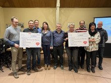 Scheckiwwerrreechung Generalversammlung 